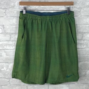 Nike Mens Dri-Fit Geo Print Basketball Shorts Sz Medium